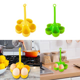 Maxbell Steamed Egg Tray Cookware Gadgets Dining Steaming or Boiling for Home Office Yellow