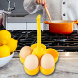 Maxbell Steamed Egg Tray Cookware Gadgets Dining Steaming or Boiling for Home Office Yellow