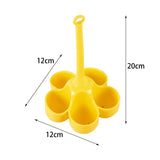 Maxbell Steamed Egg Tray Cookware Gadgets Dining Steaming or Boiling for Home Office Yellow
