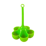 Maxbell Steamed Egg Tray Cookware Gadgets Dining Steaming or Boiling for Home Office Green
