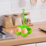 Maxbell Steamed Egg Tray Cookware Gadgets Dining Steaming or Boiling for Home Office Green