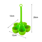 Maxbell Steamed Egg Tray Cookware Gadgets Dining Steaming or Boiling for Home Office Green