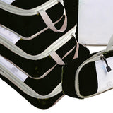Maxbell 6x Luggage Suitcase Organizer Space Saving Travel Compression Packing Cubes Black