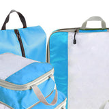 Maxbell 6x Luggage Suitcase Organizer Space Saving Travel Compression Packing Cubes Blue