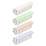 Maxbell Underwear Storage Organizer Box 6 Grid with Lid for Drawer Wardrobe Cabinet White