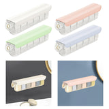 Maxbell Underwear Storage Organizer Box 6 Grid with Lid for Drawer Wardrobe Cabinet White