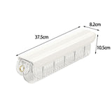 Maxbell Underwear Storage Organizer Box 6 Grid with Lid for Drawer Wardrobe Cabinet White