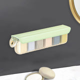 Maxbell Underwear Storage Organizer Box 6 Grid with Lid for Drawer Wardrobe Cabinet Green