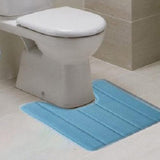 Maxbell Absorbent Bath mats U shape Floor Mat Household Slow rebounds Carpet A