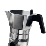 Maxbell Stovetop Coffee Maker Aluminum Latte Maker for Office Camping Argent