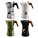 Maxbell Stovetop Coffee Maker Aluminum Latte Maker for Office Camping Argent
