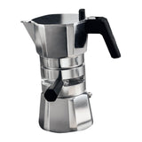 Maxbell Stovetop Coffee Maker Aluminum Latte Maker for Office Camping Argent
