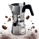 Maxbell Stovetop Coffee Maker Aluminum Latte Maker for Office Camping Argent