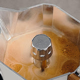 Maxbell Stovetop Coffee Maker Aluminum Latte Maker for Office Camping Green