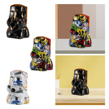 Maxbell Resin Decorative Napkin Storage Organizer for Bathroom Bedroom Ornaments Black