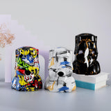Maxbell Resin Decorative Napkin Storage Organizer for Bathroom Bedroom Ornaments Black