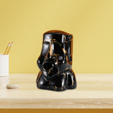 Maxbell Resin Decorative Napkin Storage Organizer for Bathroom Bedroom Ornaments Black
