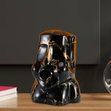 Maxbell Resin Decorative Napkin Storage Organizer for Bathroom Bedroom Ornaments Black