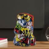 Maxbell Resin Decorative Napkin Storage Organizer for Bathroom Bedroom Ornaments Graffiti