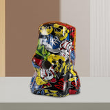 Maxbell Resin Decorative Napkin Storage Organizer for Bathroom Bedroom Ornaments Graffiti