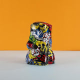 Maxbell Resin Decorative Napkin Storage Organizer for Bathroom Bedroom Ornaments Graffiti