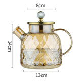 Maxbell Cold Kettle Water Kettle Iced Tea Teapot for Dining Table Kitchen Restaurant 1500ml