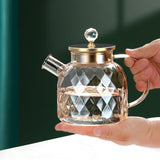 Maxbell Cold Kettle Water Kettle Iced Tea Teapot for Dining Table Kitchen Restaurant 1500ml