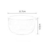 Maxbell Glass Matcha Bowl with Pouring Spout Gift Tea Accessories for Cold Brew 600ml