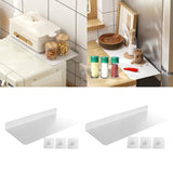 Maxbell Storage Rack Home Decorative Rack Closet Organizer Smooth for Cupboard S