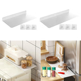 Maxbell Storage Rack Home Decorative Rack Closet Organizer Smooth for Cupboard S