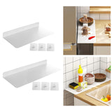 Maxbell Storage Rack Home Decorative Rack Closet Organizer Smooth for Cupboard S