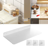 Maxbell Storage Rack Home Decorative Rack Closet Organizer Smooth for Cupboard S
