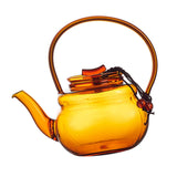 Maxbell Teapot Heat Resistant Tea Kettle for Loose Coffee Yellow
