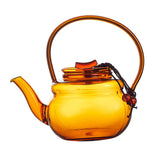 Maxbell Teapot Heat Resistant Tea Kettle for Loose Coffee Yellow