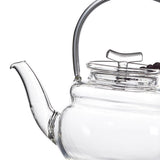 Maxbell Teapot Heat Resistant Tea Kettle for Loose Coffee Clear