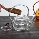 Maxbell Teapot Heat Resistant Tea Kettle for Loose Coffee Clear