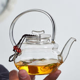 Maxbell Teapot Heat Resistant Tea Kettle for Loose Coffee Clear