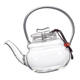Maxbell Teapot Heat Resistant Tea Kettle for Loose Coffee Clear