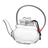 Maxbell Teapot Heat Resistant Tea Kettle for Loose Coffee Clear