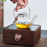 Maxbell Teapot Heat Resistant Tea Kettle for Loose Coffee Clear