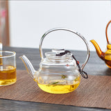 Maxbell Teapot Heat Resistant Tea Kettle for Loose Coffee Clear