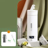 Maxbell Portable Electric Kettle Travel Vacuum Insulated Mug Leakproof for Airplane clamshell