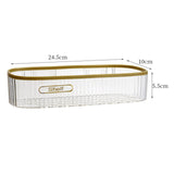 Maxbell Shower Caddy Basket Shelf Hanging Shelves for Living Room Bedroom Accessory Clear
