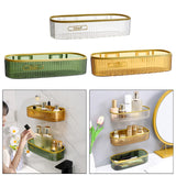 Maxbell Shower Caddy Basket Shelf Hanging Shelves for Living Room Bedroom Accessory Clear
