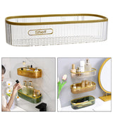 Maxbell Shower Caddy Basket Shelf Hanging Shelves for Living Room Bedroom Accessory Clear