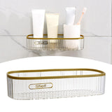 Maxbell Shower Caddy Basket Shelf Hanging Shelves for Living Room Bedroom Accessory Clear