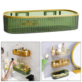 Maxbell Shower Caddy Basket Shelf Hanging Shelves for Living Room Bedroom Accessory Dark Green
