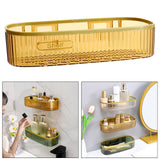 Maxbell Shower Caddy Basket Shelf Hanging Shelves for Living Room Bedroom Accessory Light Brown