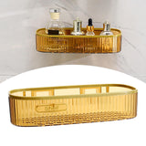 Maxbell Shower Caddy Basket Shelf Hanging Shelves for Living Room Bedroom Accessory Light Brown