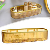 Maxbell Shower Caddy Basket Shelf Hanging Shelves for Living Room Bedroom Accessory Light Brown